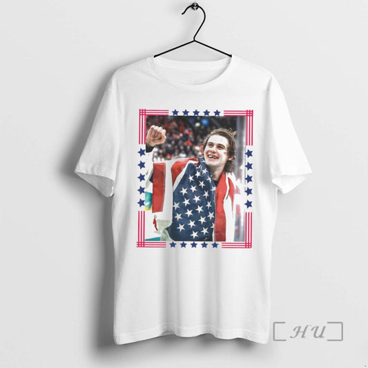 Officials Jack Hughes Usa Hockey 2026 Olympics Gold Medal American Vintage Premium T Shirts Sweater