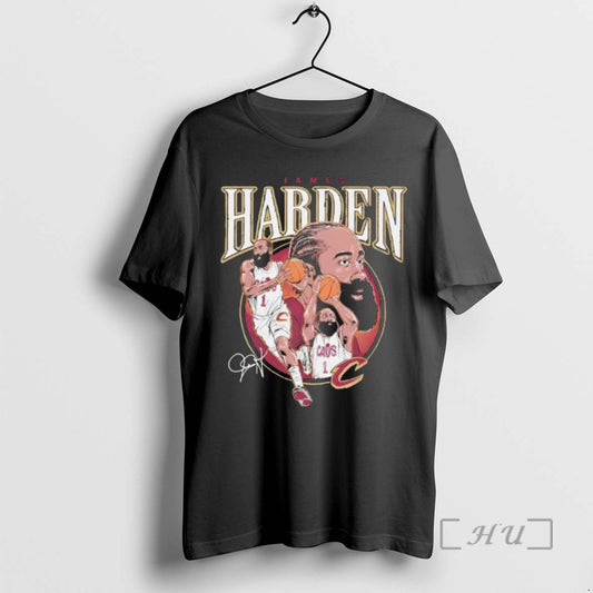 Officials James Harden Cleveland Cavaliers Basketball Trio Signature