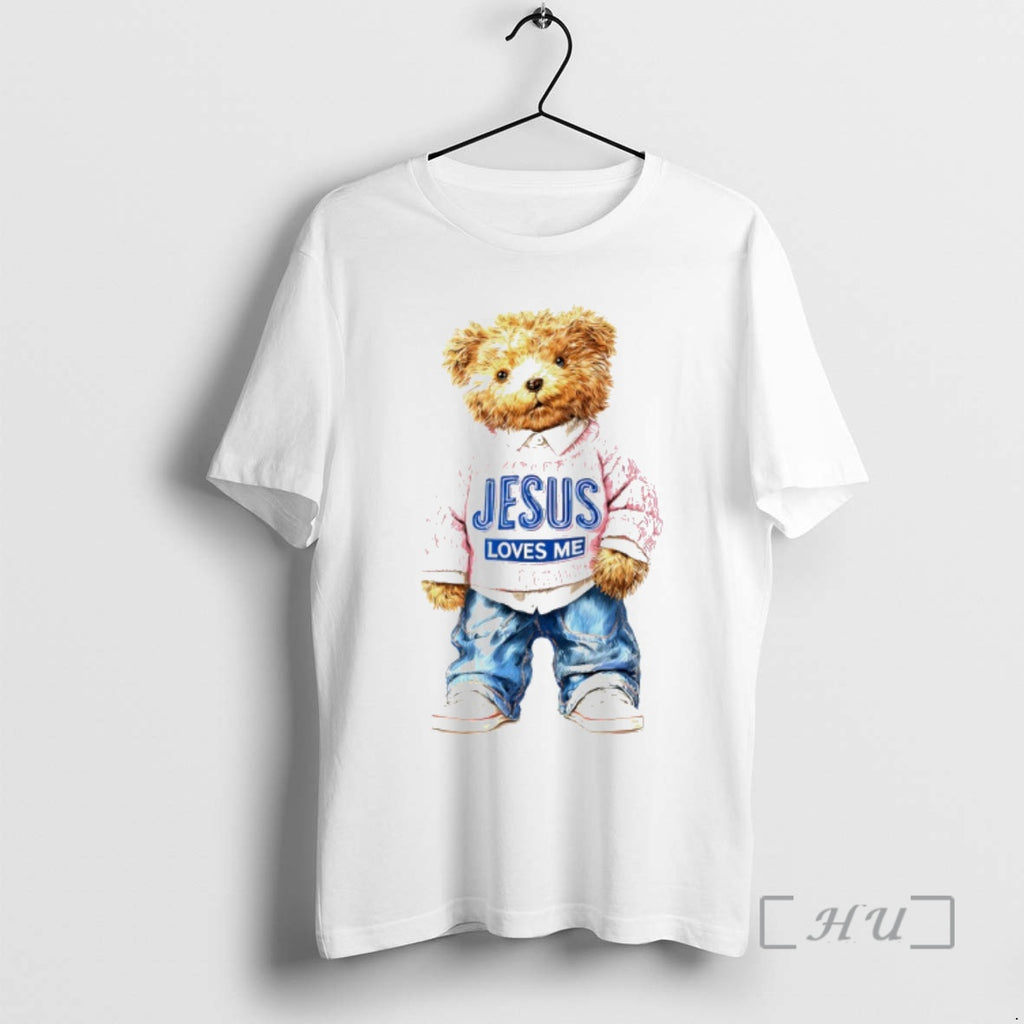 Officials Jesus Loves Me Teddy Bear Valentines Day