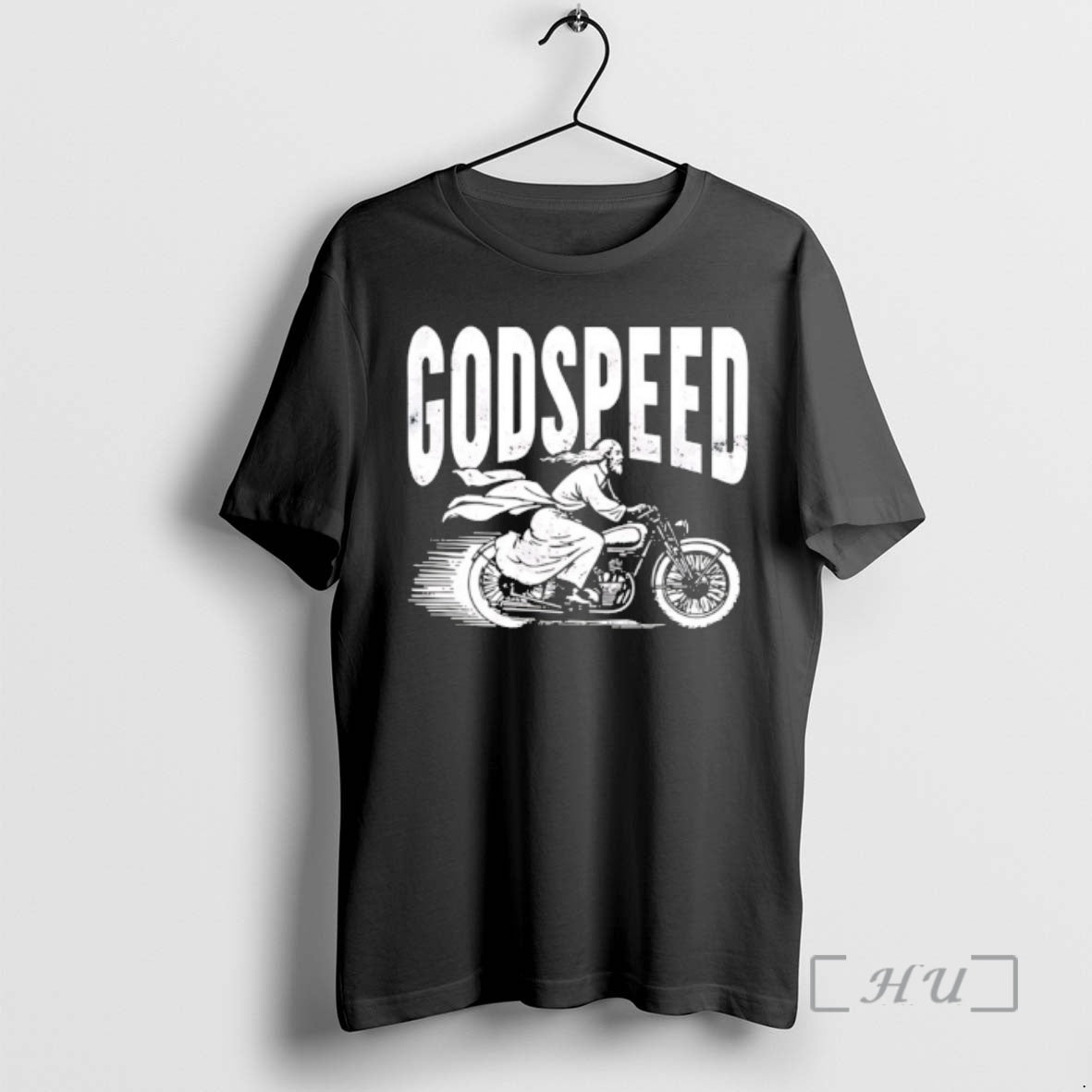 Officials Jesus Riding Motorcycle Godspeed Graphic