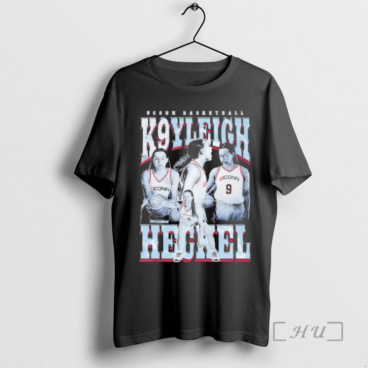 Officials Kayleigh Heckel K9 Picture Collage Uconn Womens Basketball Tee