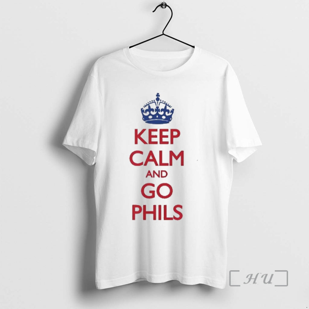 Officials Keep Calm And Go Phils Crown Logo