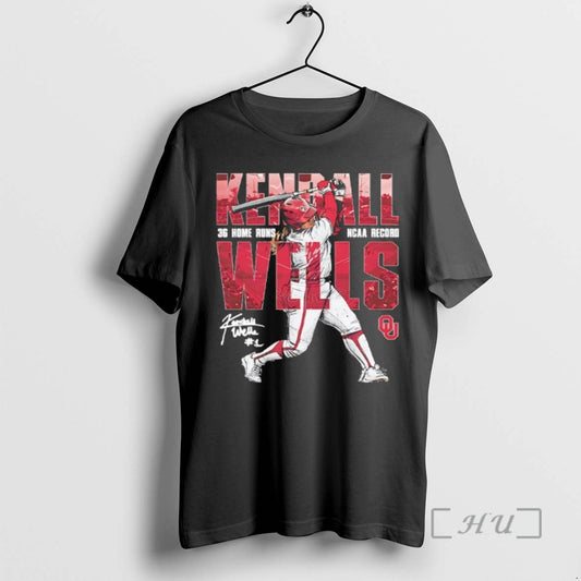 Officials Kendall Wells Oklahoma Sooners Softball 36 Home Runs Signature
