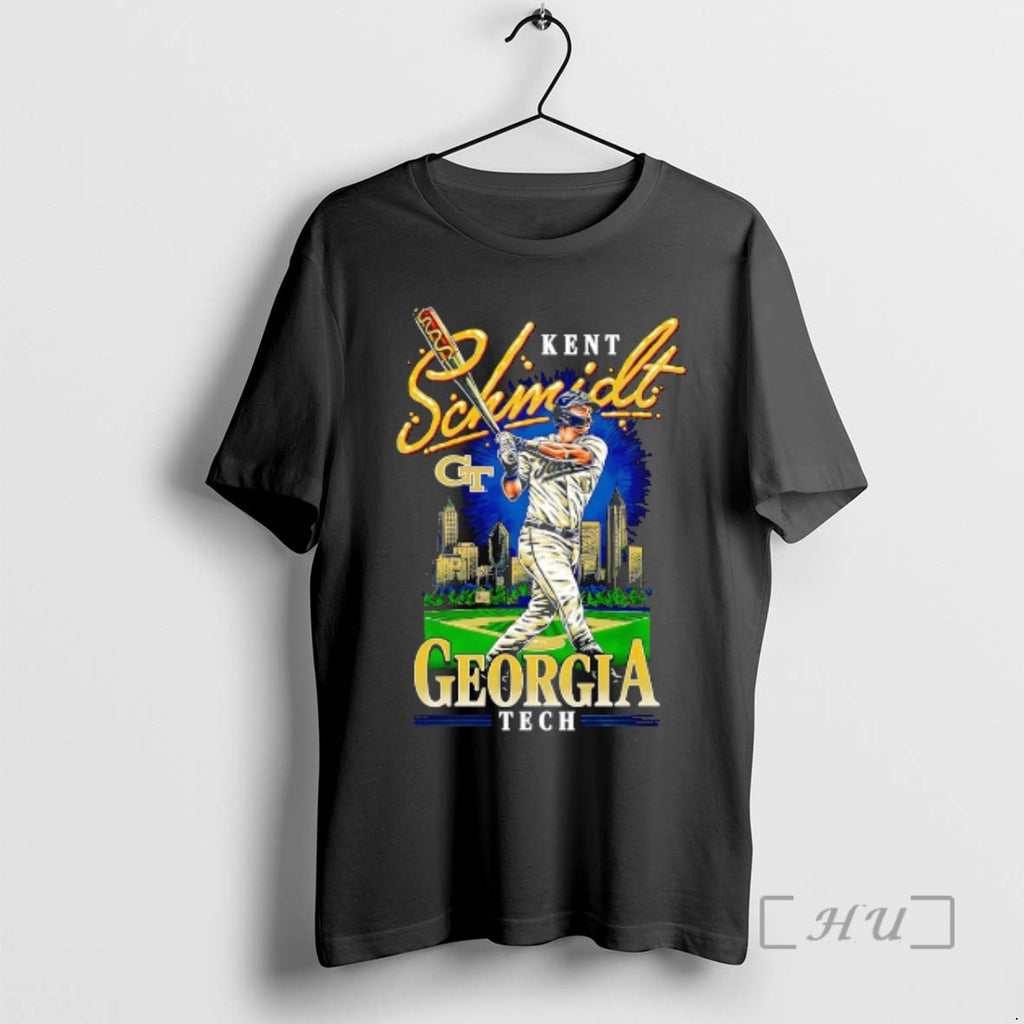 Officials Kent Schmidt Of Georgia Tech Baseball City Skyline Logo