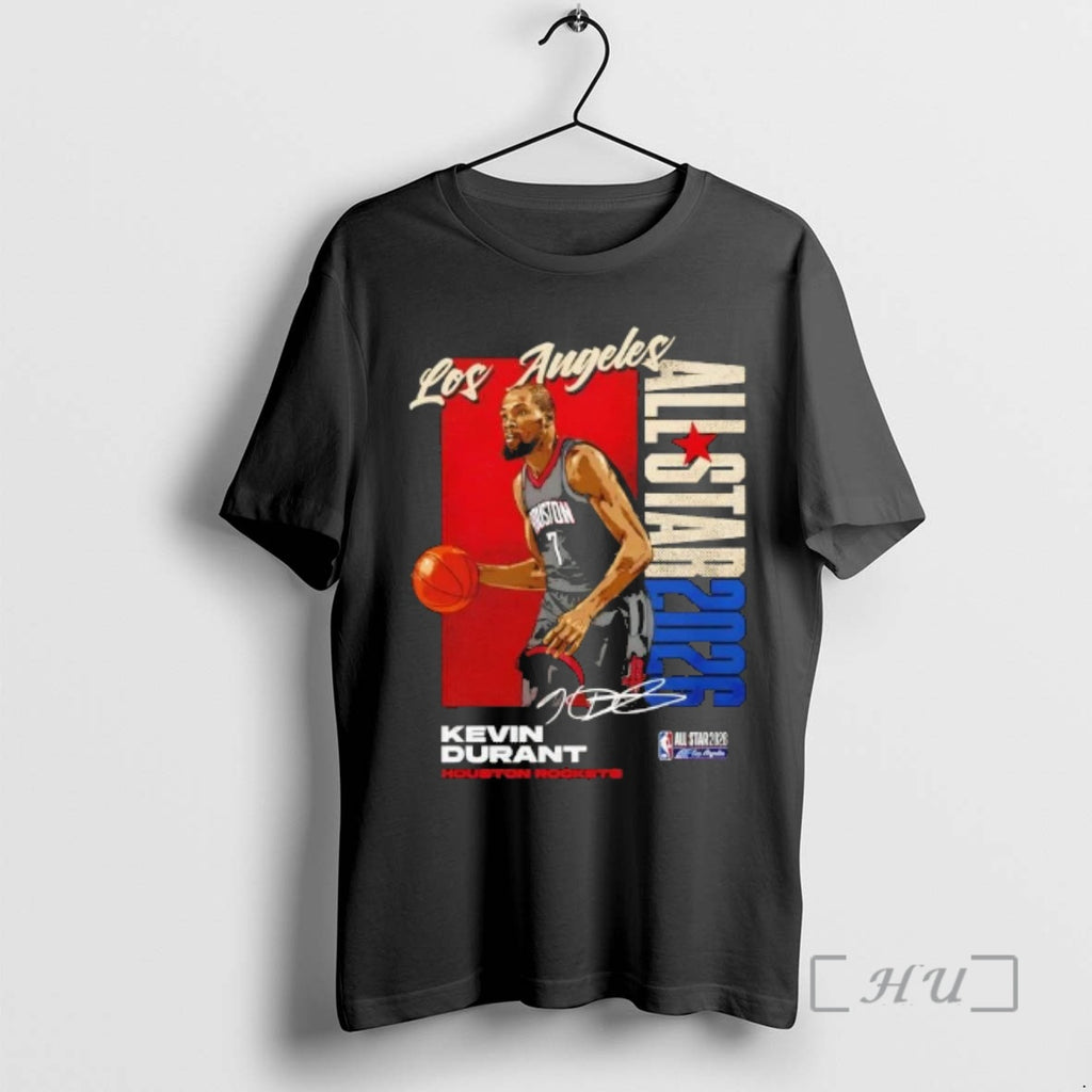 Officials Kevin Durant Houston Rockets 2026 Nba All Star Vertical Signature Premium T Shirts Sweater