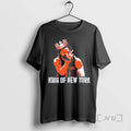Officials King Of New York Basketball Jalen Brunson Knicks 3 Points Pose Premium T Shirts