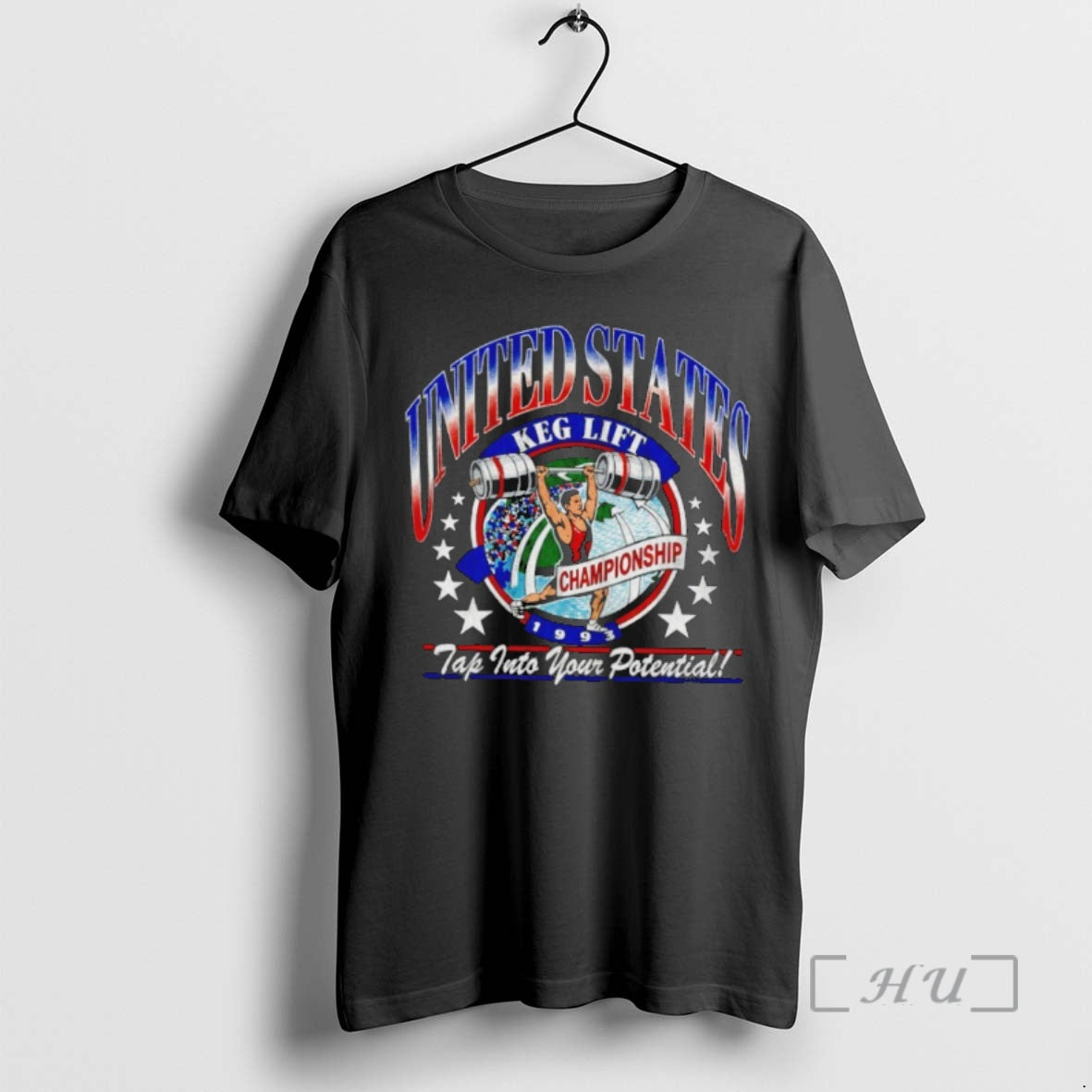Officials Led State Keg Lift Championship 1993 Tap Into Your Potential Premium T Shirts Sweater