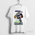 Officials Lets Go Seahawks Mascot Teams Logo