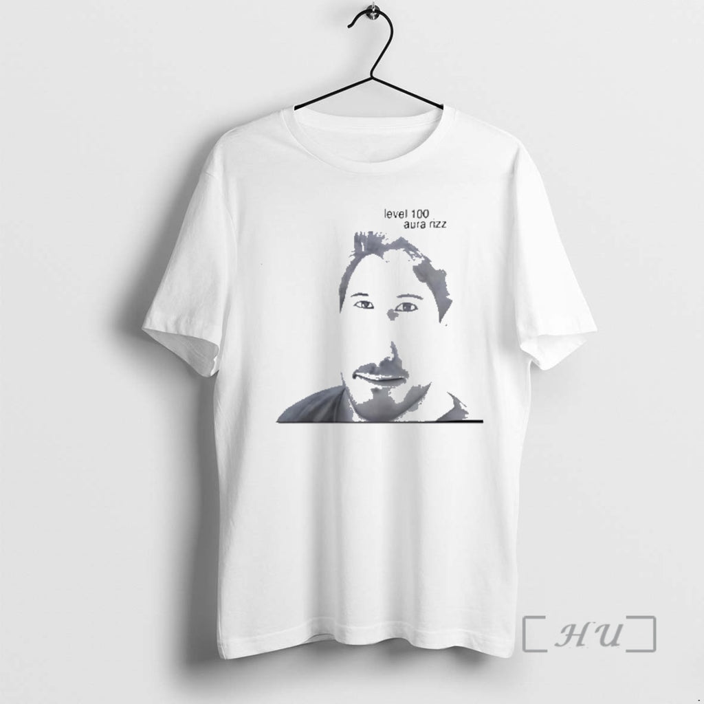 Officials Level 100 Aura Rizz Markiplier Drawing Funny Meme