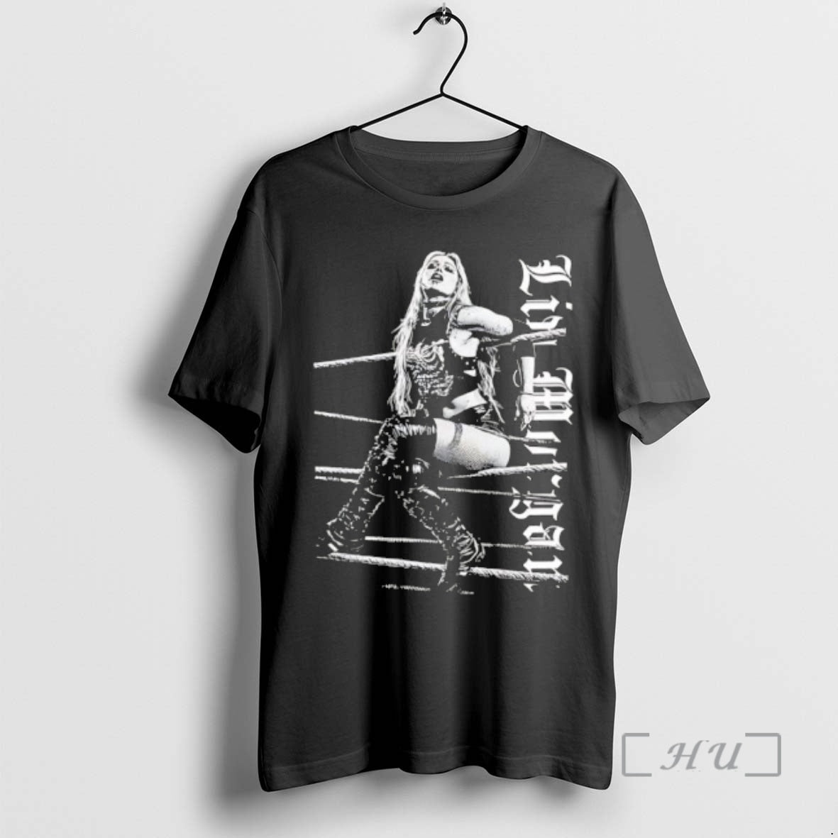 Officials Liv Morgan Wrestling Gothic Font Portrait Graphic