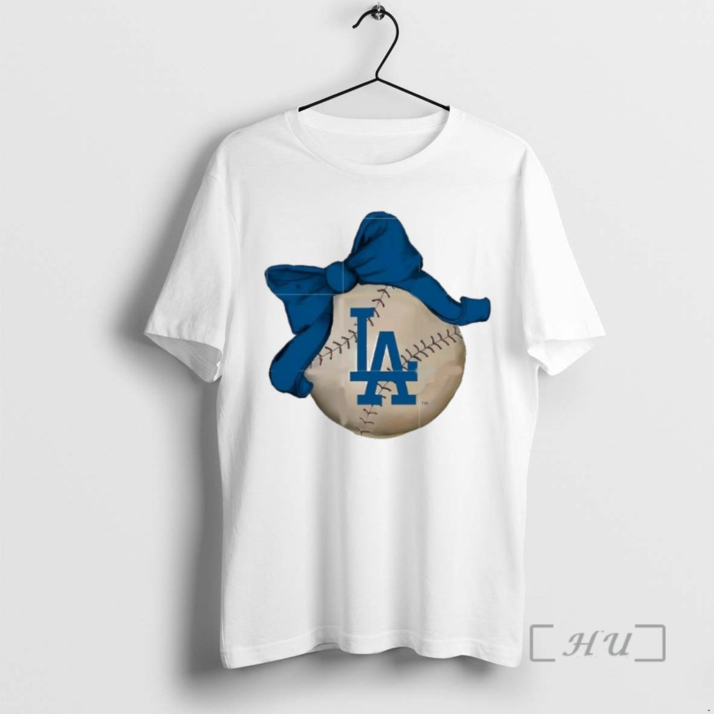 Officials Los Angeles Dodgers Tiny Turnip Baseball Bow