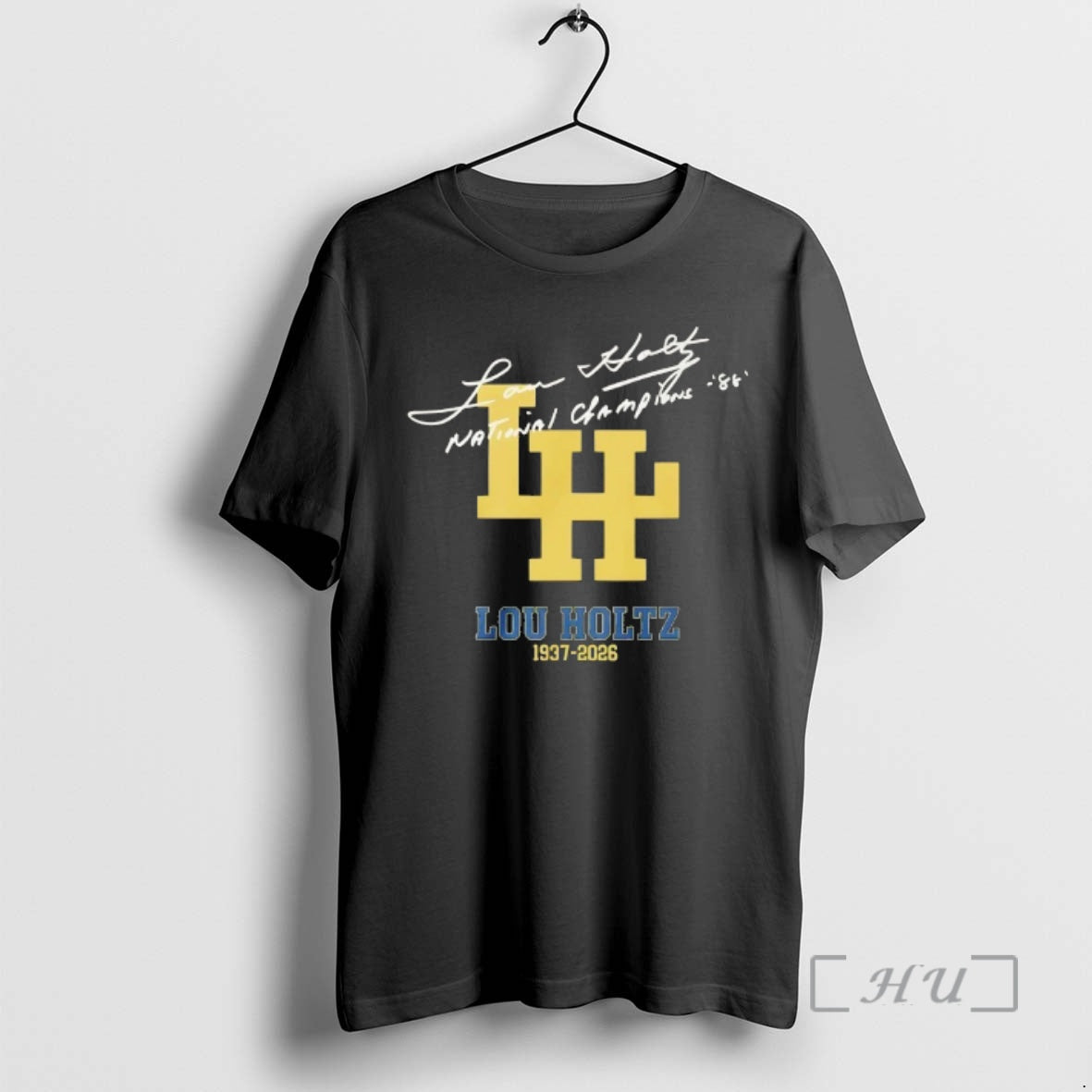 Officials Lou Holtz 1937 2026 National Championships Signature