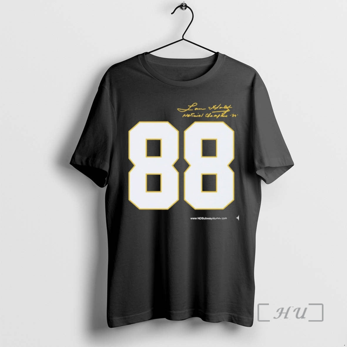 Officials Lou Holtz 88 National Championship Notre Dame Lou Holtz 1973 2026 Premium T Shirts