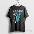 Officials Macklin Celebrini San Jose Sharks Number Outline 71