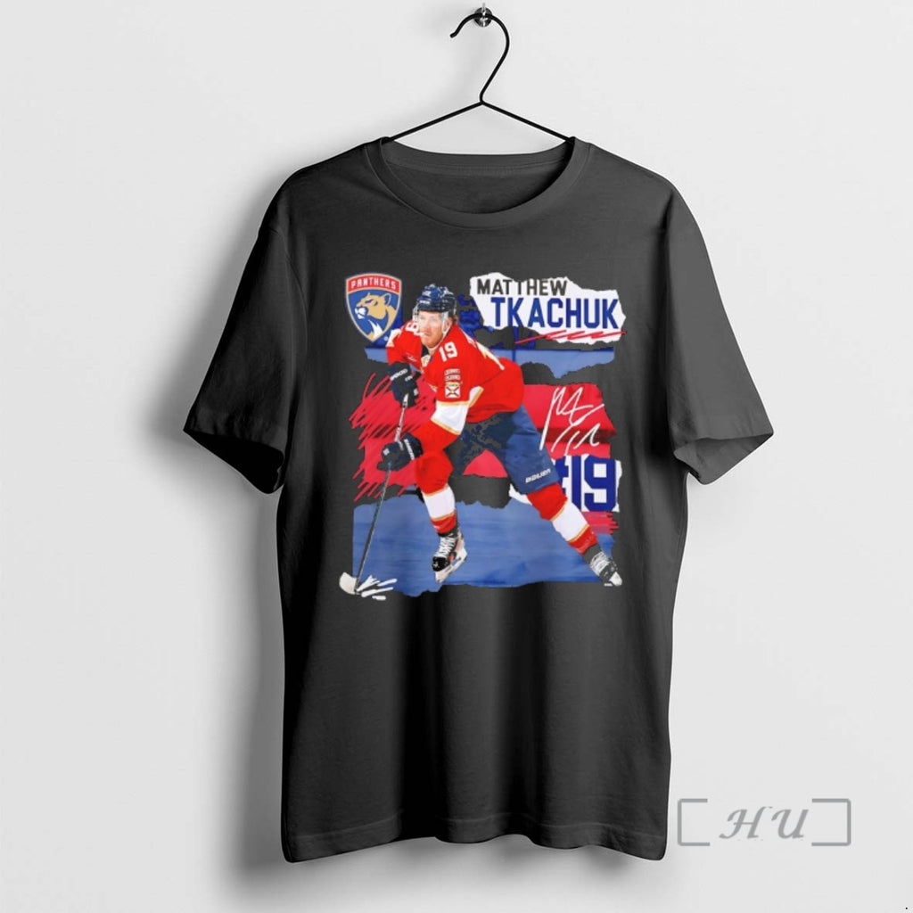 Officials Matthew Tkachuk 19 Florida Panthers Fresh Ice Signature