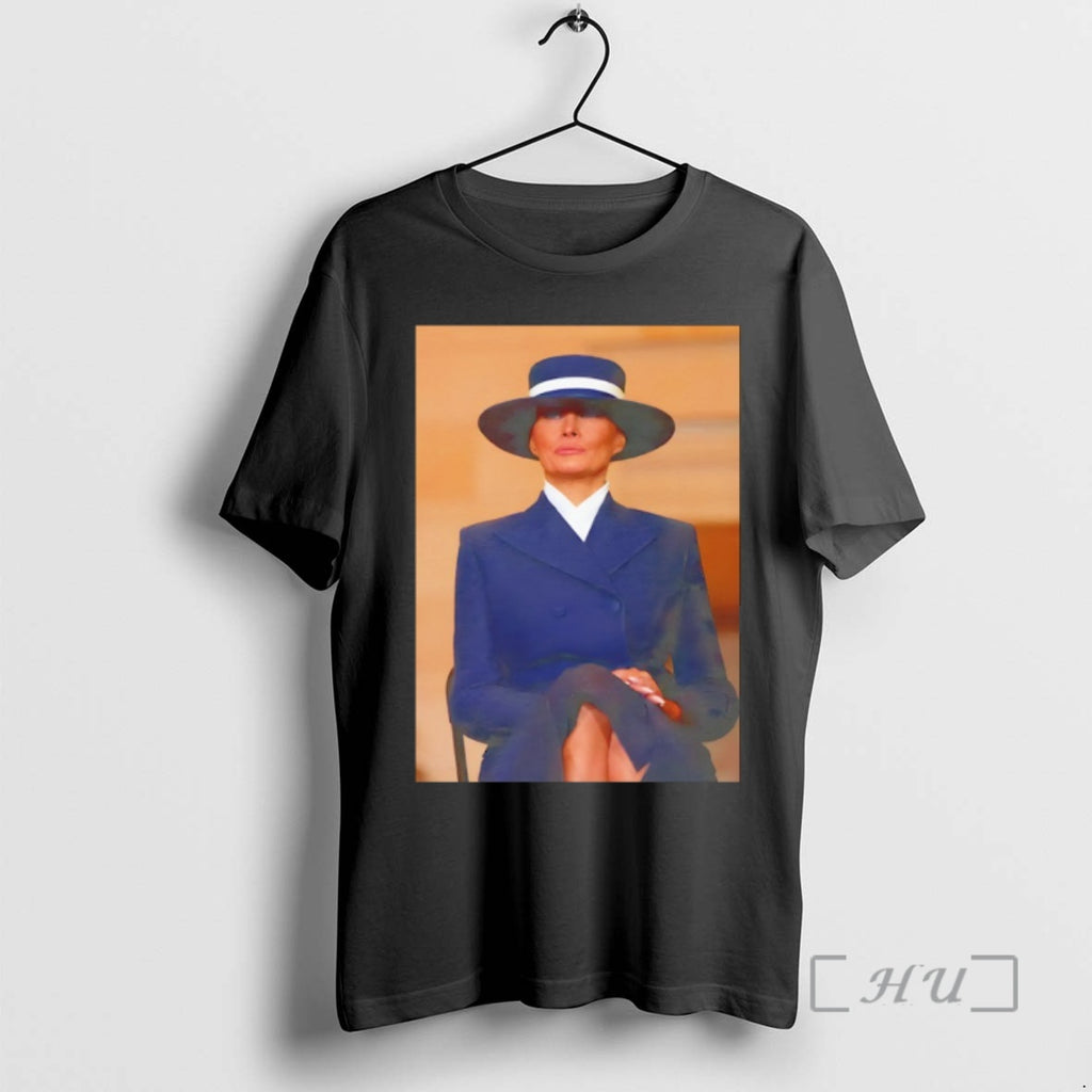 Officials Melania Trump Hat Outfit Photo