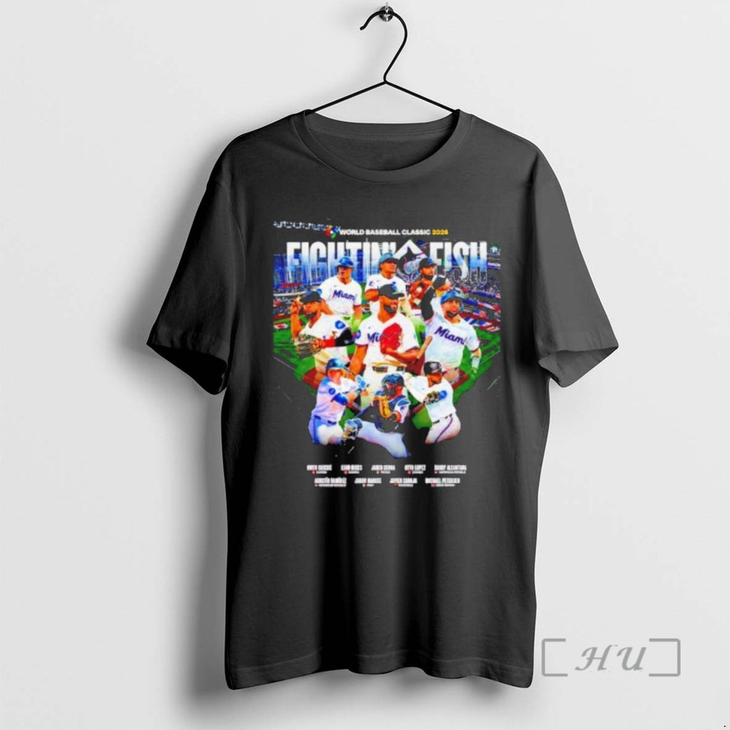 Officials Miami Marlins World Baseball Classic 2026 Fightin Fish