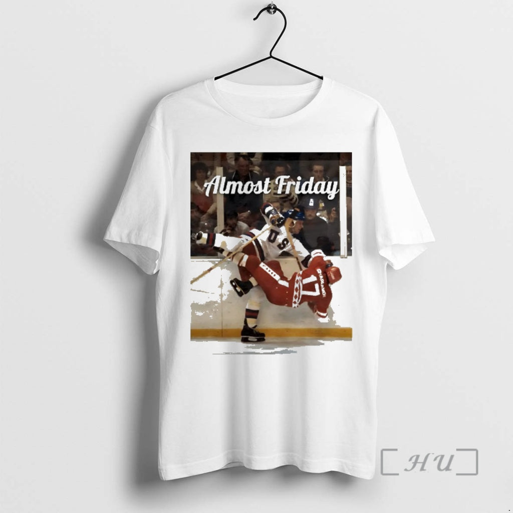 Officials Miracle Hit The Boys Of 80 Miracle On Ice Almost Friday Premium T Shirts