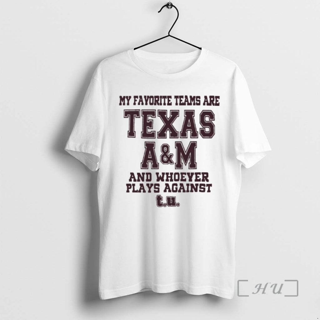 Officials My Favorite Teams Are Texas Am And Whoever Players Against Premium T Shirts Sweater