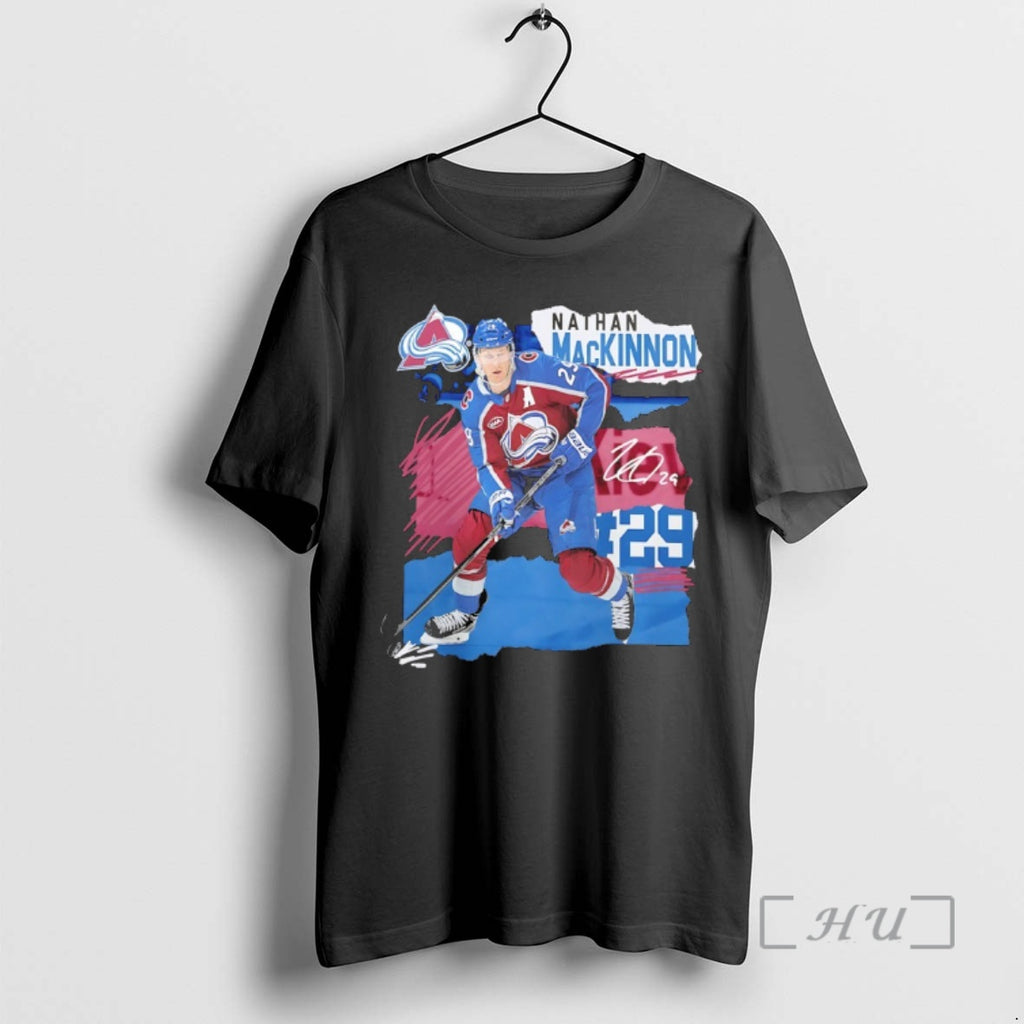 Officials Nathan Mackinnon 29 Colorado Avalanche Fresh Ice Signature