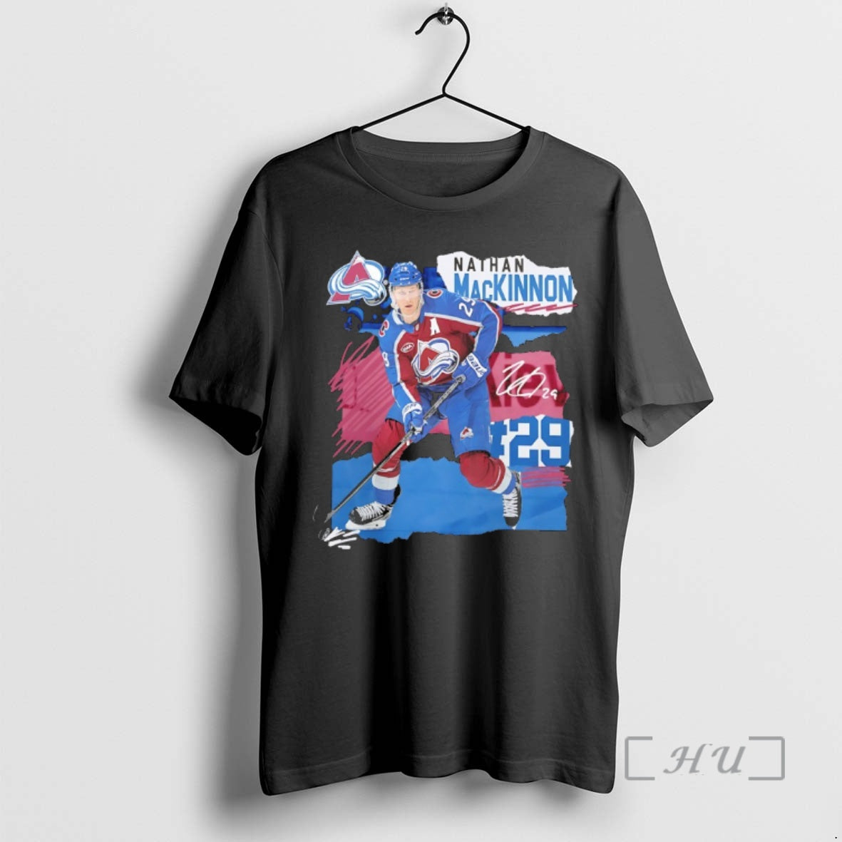 Officials Nathan Mackinnon 29 Colorado Avalanche Fresh Ice Signature