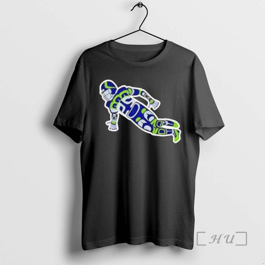 Officials Native American Formline Art Football Player Action Pose
