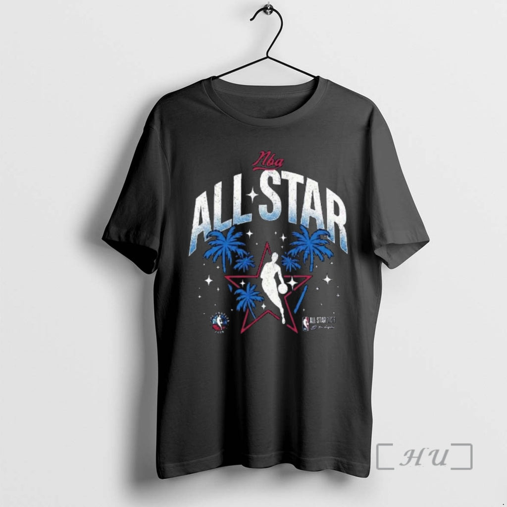 Officials Nba All Star Game 2026 Los Angeles Navy La Tropical Premium T Shirts Sweater