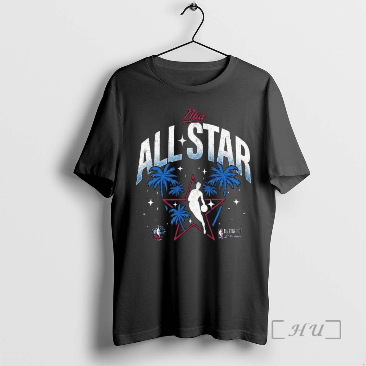 Officials Nba All Star Game 2026 Los Angeles Navy La Tropical Premium T Shirts Sweater