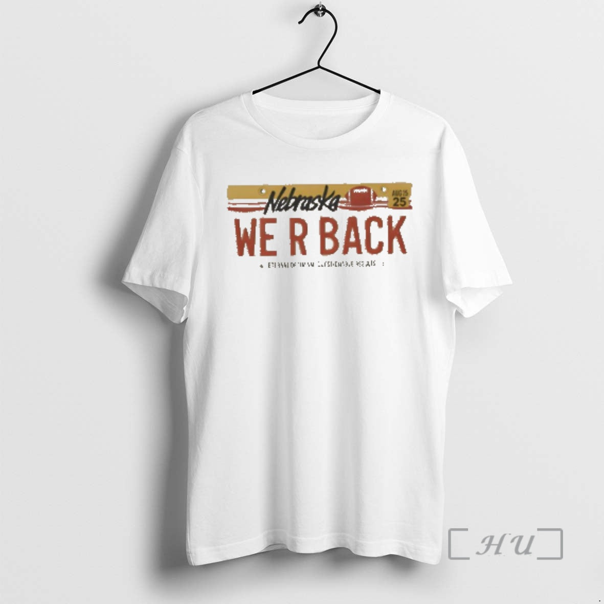 Officials Nebraska We R Back License Plate