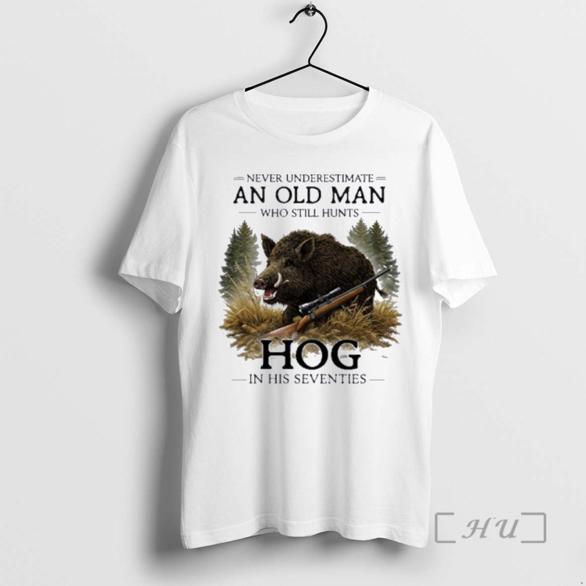 Officials Never Underestimate Old Man Who Still Hunts Hog In His Seventies Premium T Shirts