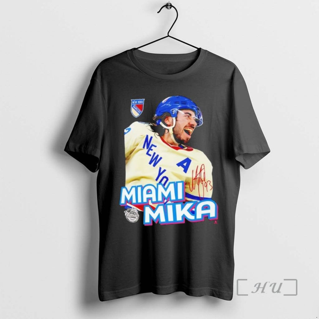 Officials New York Rangers Mika Zibanejad Miami Mika Signature