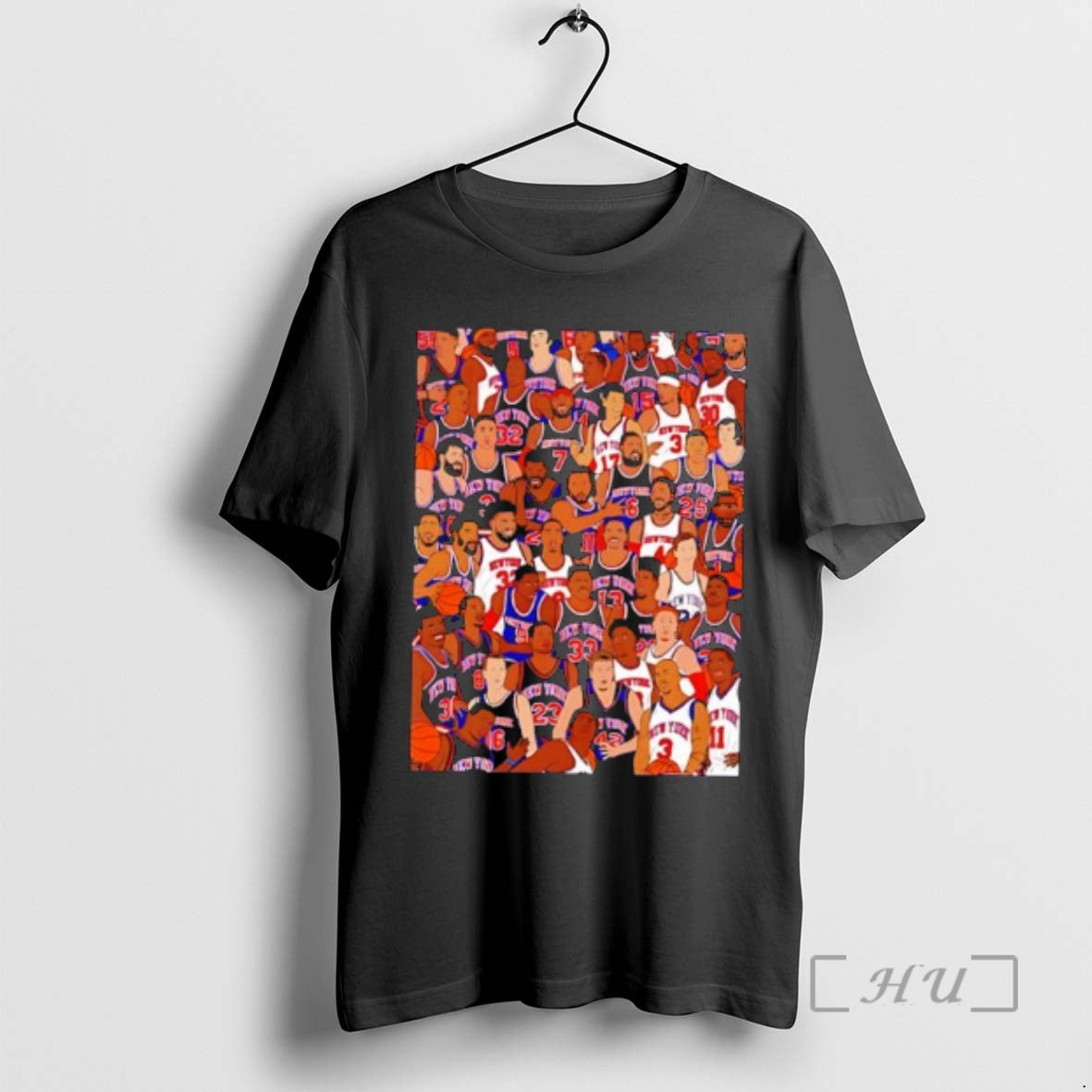 Officials New York Basketball Players Collage Team Spirit Sports Graphic
