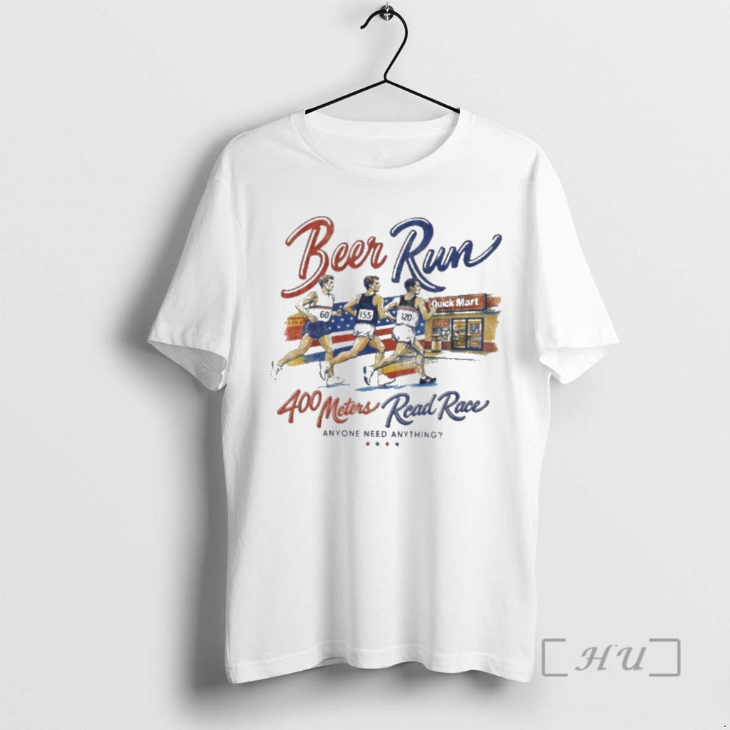 Officials Next Level Beer Run 400 Meters Read Race Anyone Need Anything Premium T Shirts