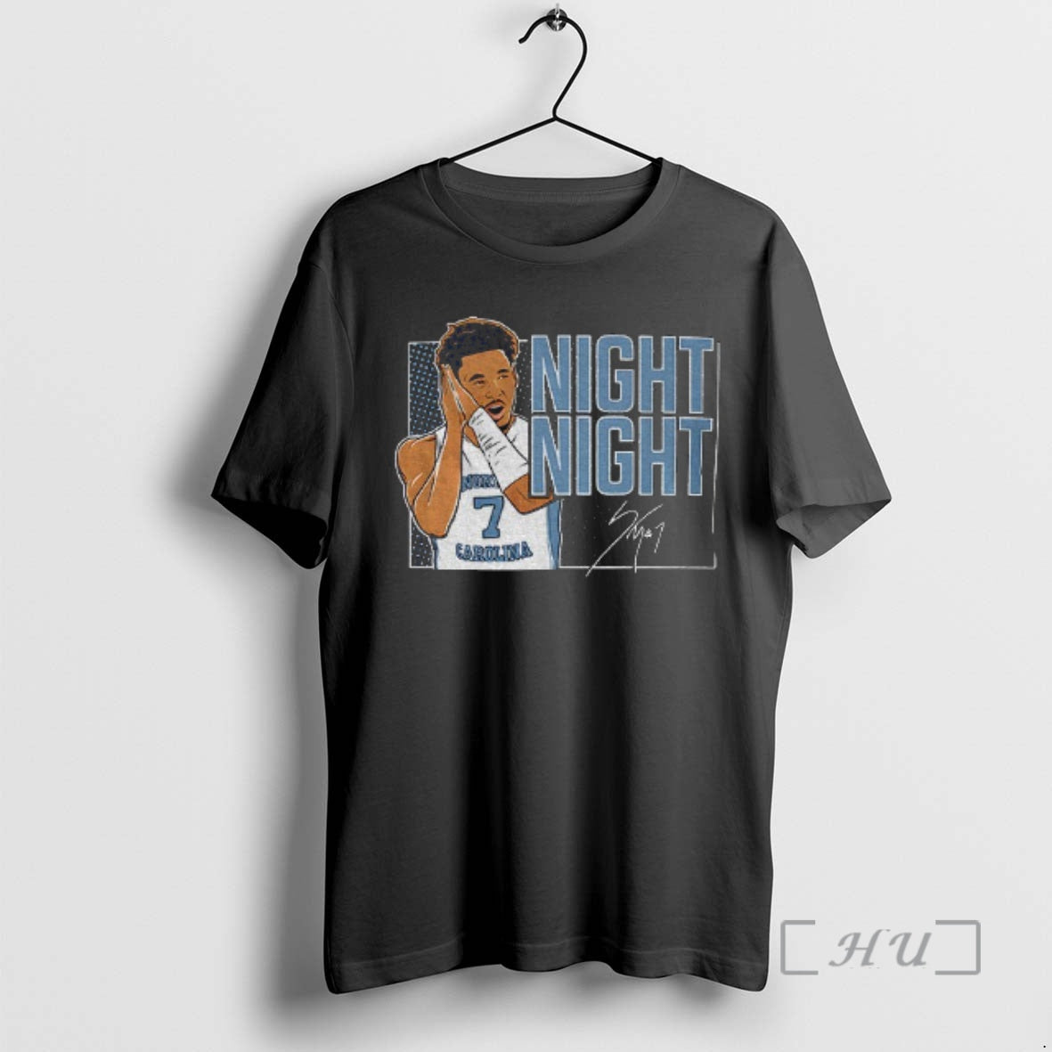 Officials Night Night Pose Seth Trimble North Carolina Basketball
