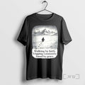 Officials Nihilist Penguin Walking By Faith Tripping Constantly Saved By Grace Woman Premium T Shirts