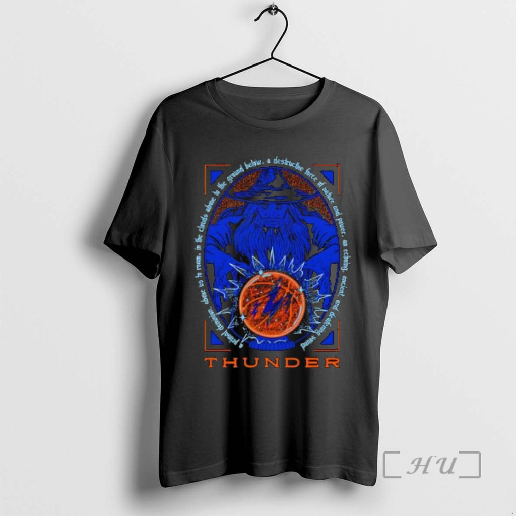 Officials Oklahoma City Thunder Wizard Spell Over A Basketball