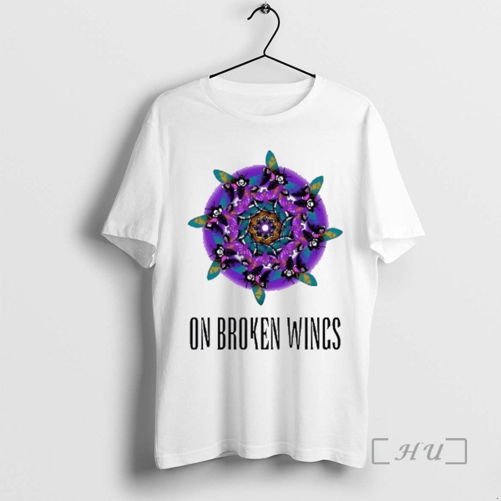 Officials On Broken Wings Colorful Moth Mandala Spiritual