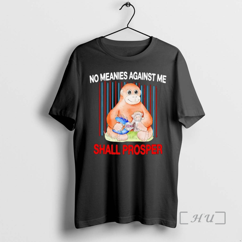 Officials Panchi Kun Punch Monkey No Meanies Against Me Shall Prosper Vintage Premium T Shirts