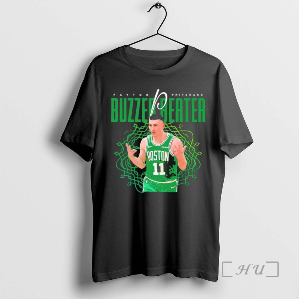 Officials Payton Pritchard Boston Celtics Buzzer Beater Posing Graphic
