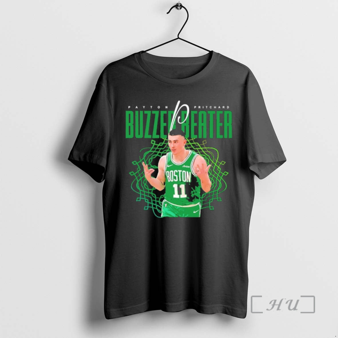 Officials Payton Pritchard Boston Celtics Buzzer Beater Posing Graphic