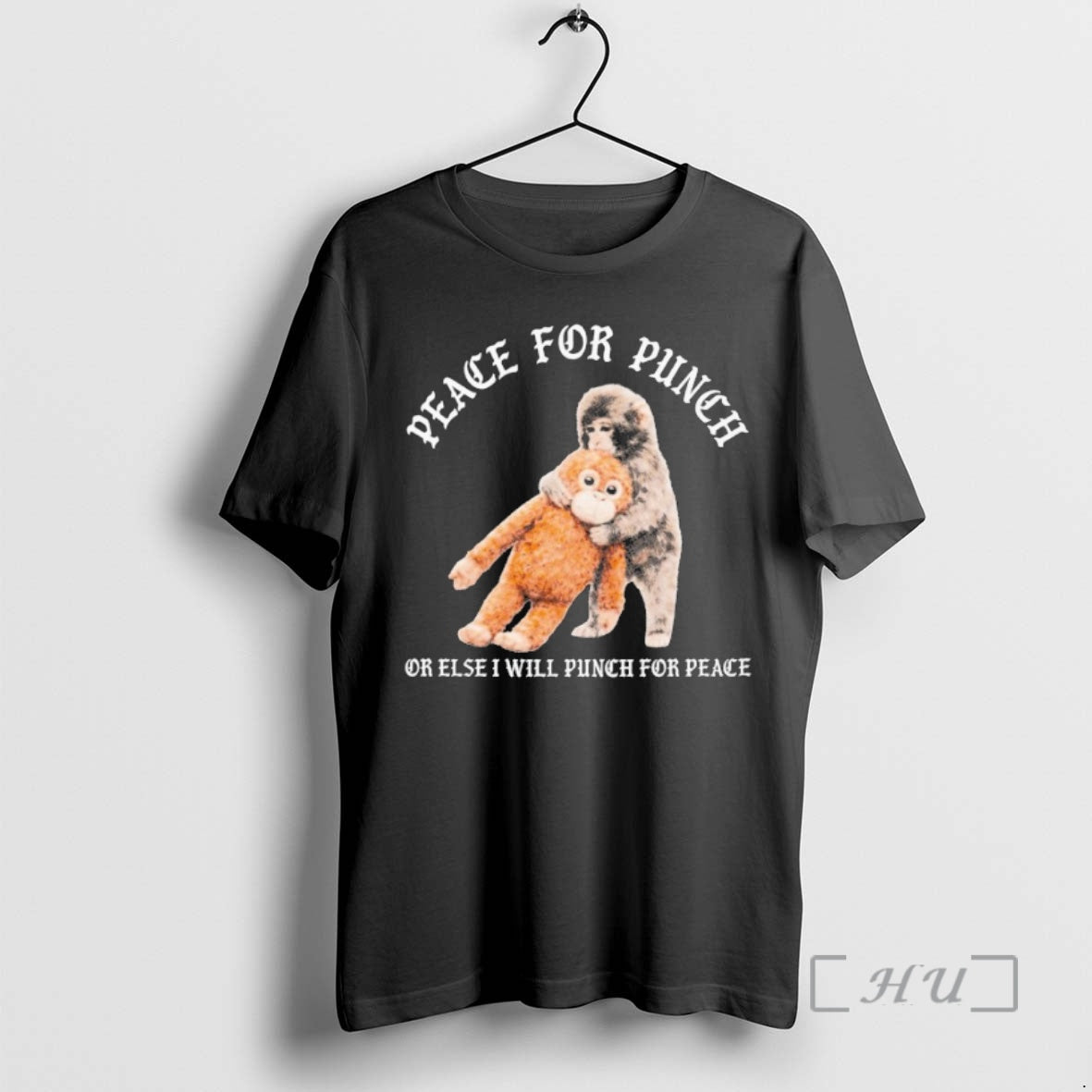Officials Peace For Punch Or Else I Will Punch For Peace Monkey Premium T Shirts