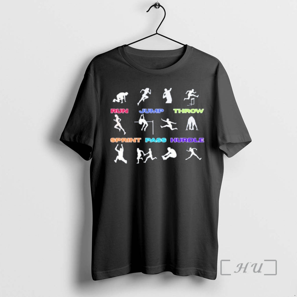 Officials Personalized Track Run Jump Throw Sprint Pass Hurdle