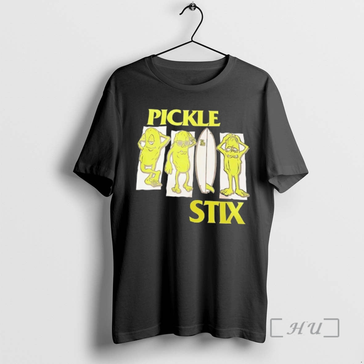 Officials Pickle Stix Vacation Surfing Graphic
