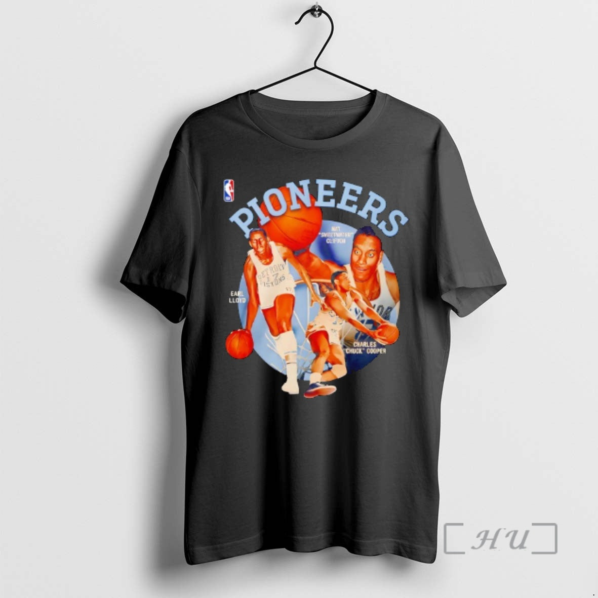 Officials Pioneers Day Nat Sweetwater Clifton Earl Lloyd And Charles Chuck Cooper Premium T Shirts