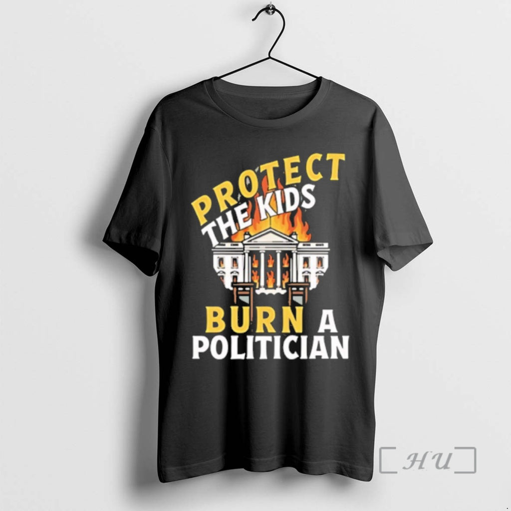 Officials Protect The Kids Burn A Politician