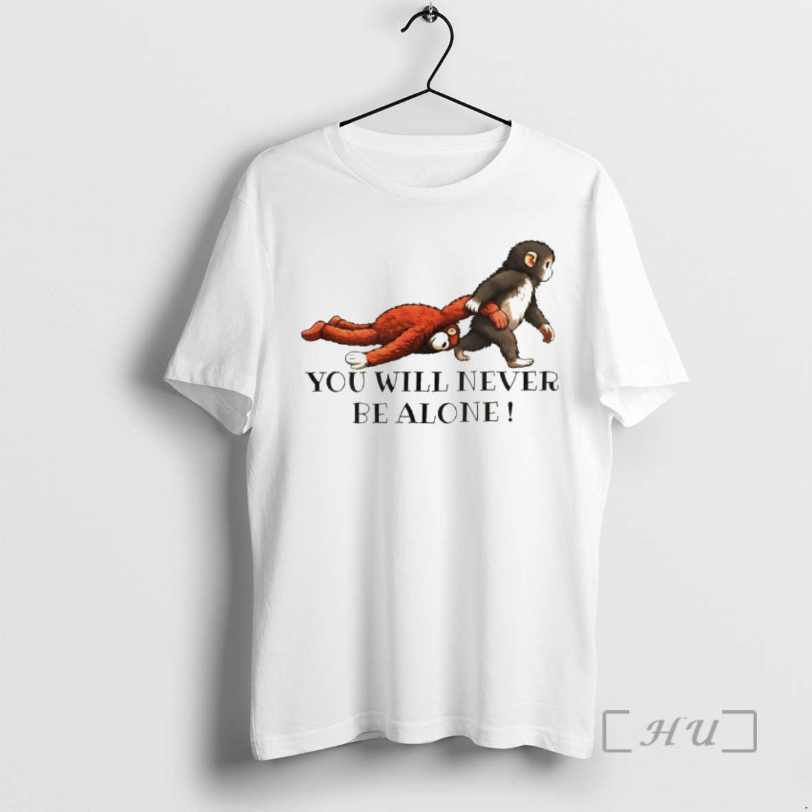 Officials Punch The Monkey Panchi Kun You Will Never Be Alone Premium T Shirts Sweater