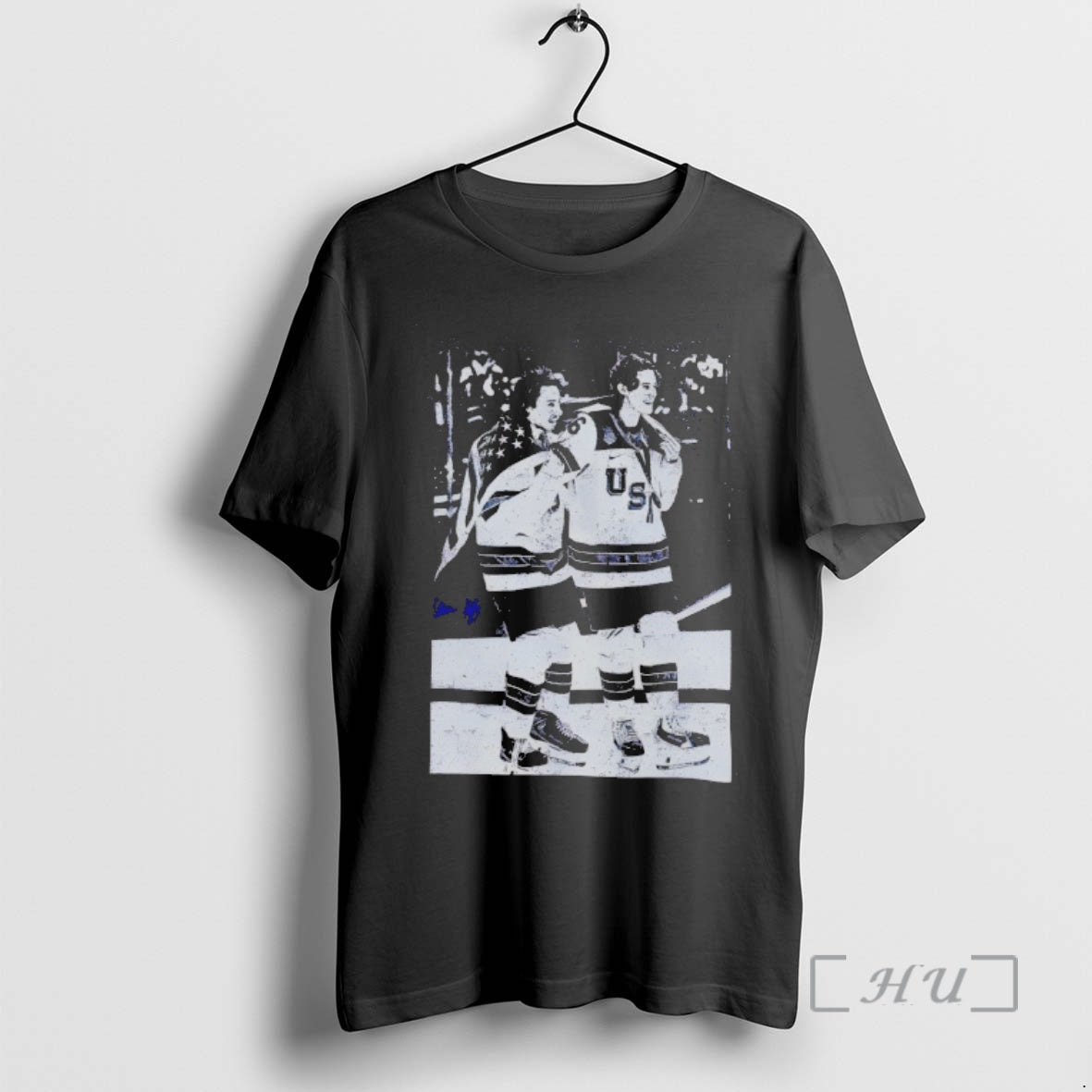 Officials Quinn Hughes And Jack Hughes Brother Usa Champion Hockey Vintage Premium T Shirts Sweater