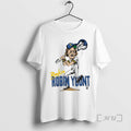 Officials Rockin Robin Yount Brewers Baseball Signature Caricatures Woman