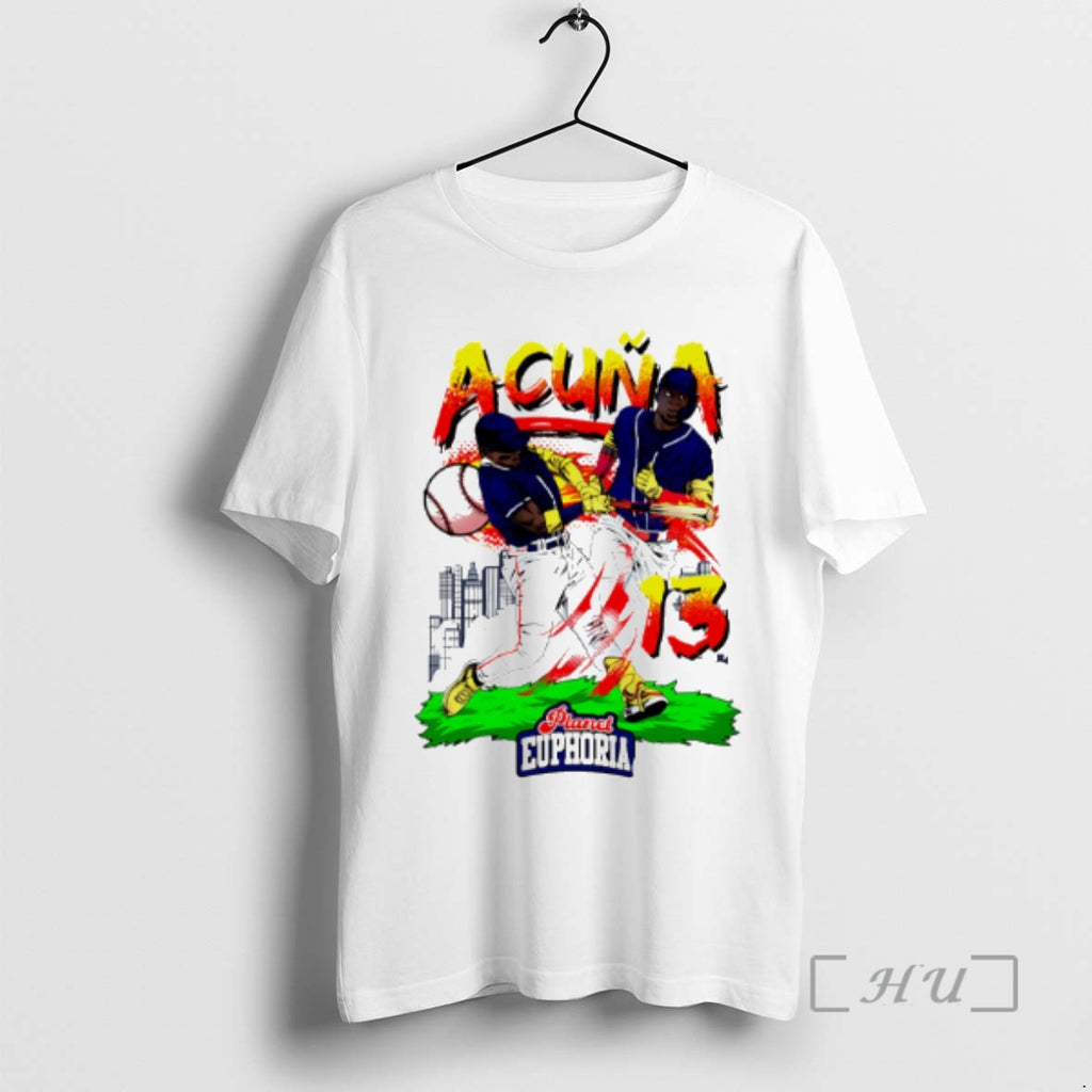 Officials Ronald Acuna Atlanta Braves Hand Drawn Artwork