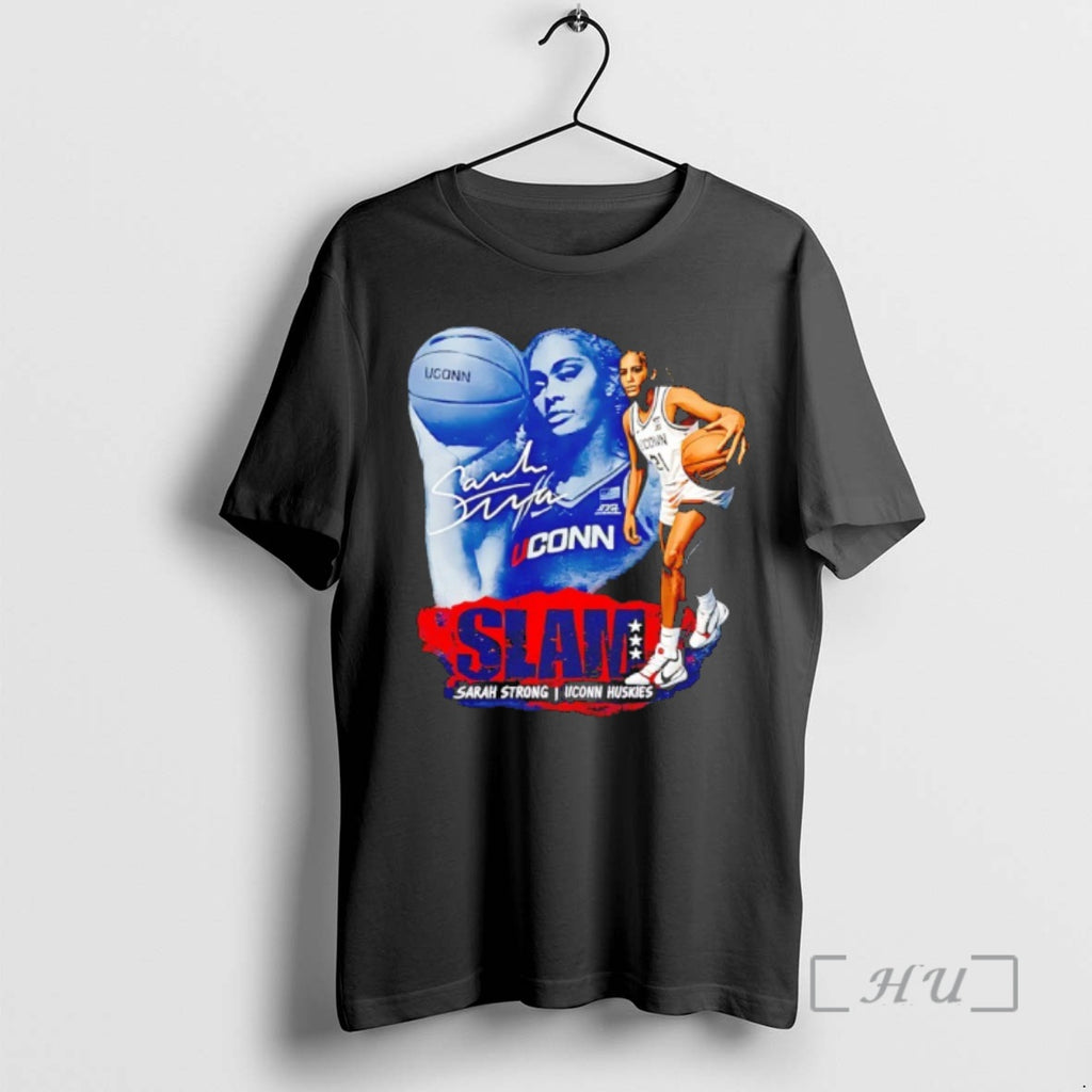 Officials Slam Sarah Strong Uconn Huskies Basketball Signature